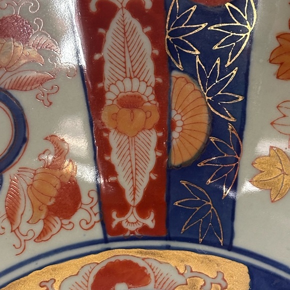 Antique Victoria Ware Ironstone Japanese Imari Style Platter, 14.25” - Picture 4 of 12
